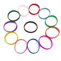 GOGO Adult Silicone Bracelets Dozen Rubber Wristbands Party Accessories